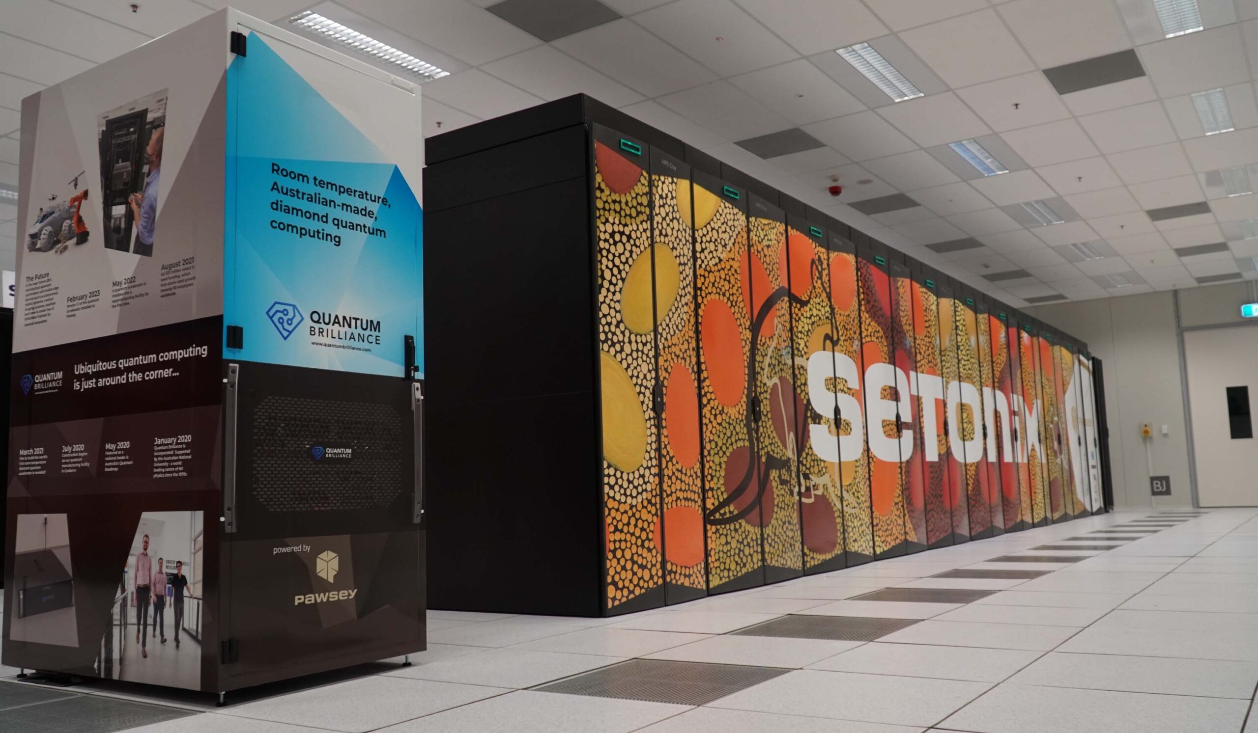 supercomputer with quantum accelerator: Pawsey commissions first room ...