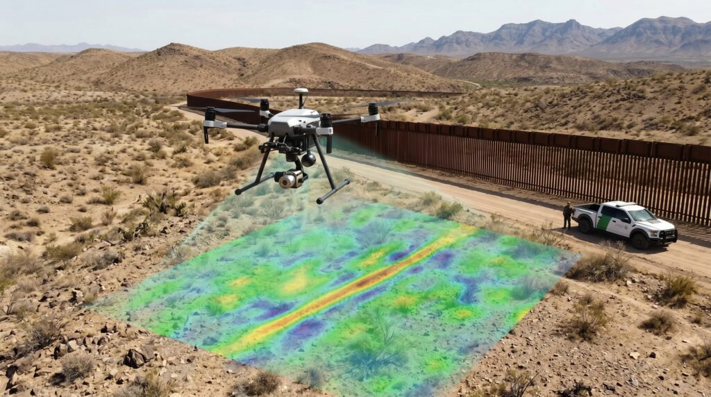 concealed underground structure detection